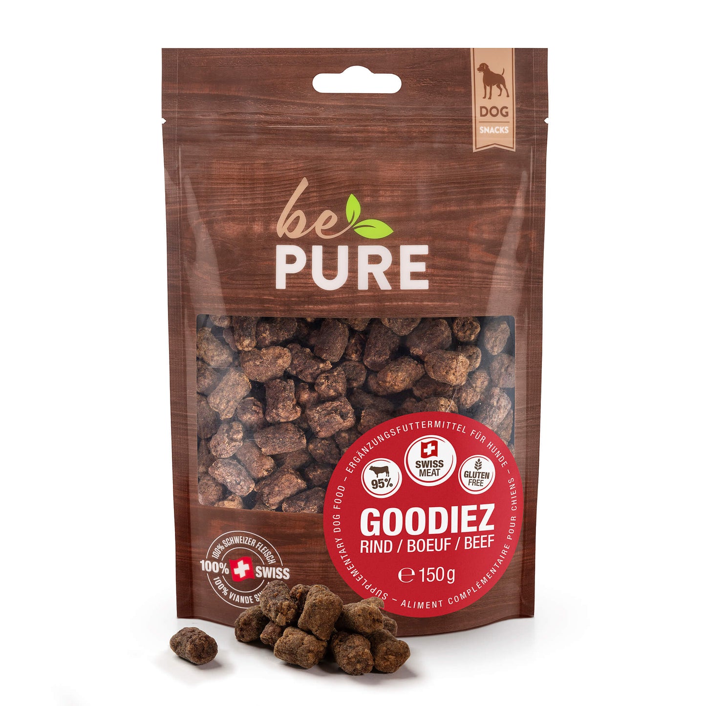 bePure Goodiez Rind Snack für Hunde