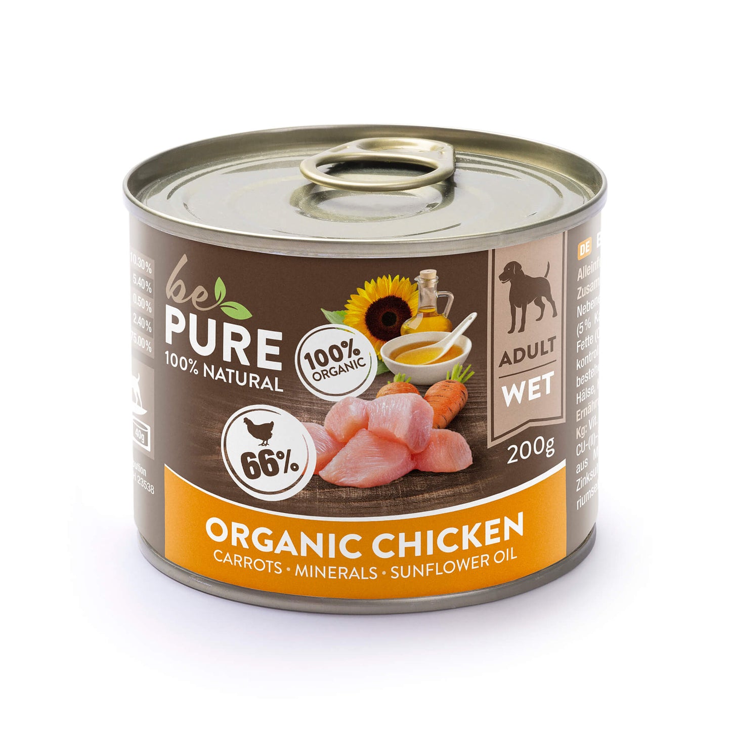 bePure Organic Chicken Nassfutter für Hunde