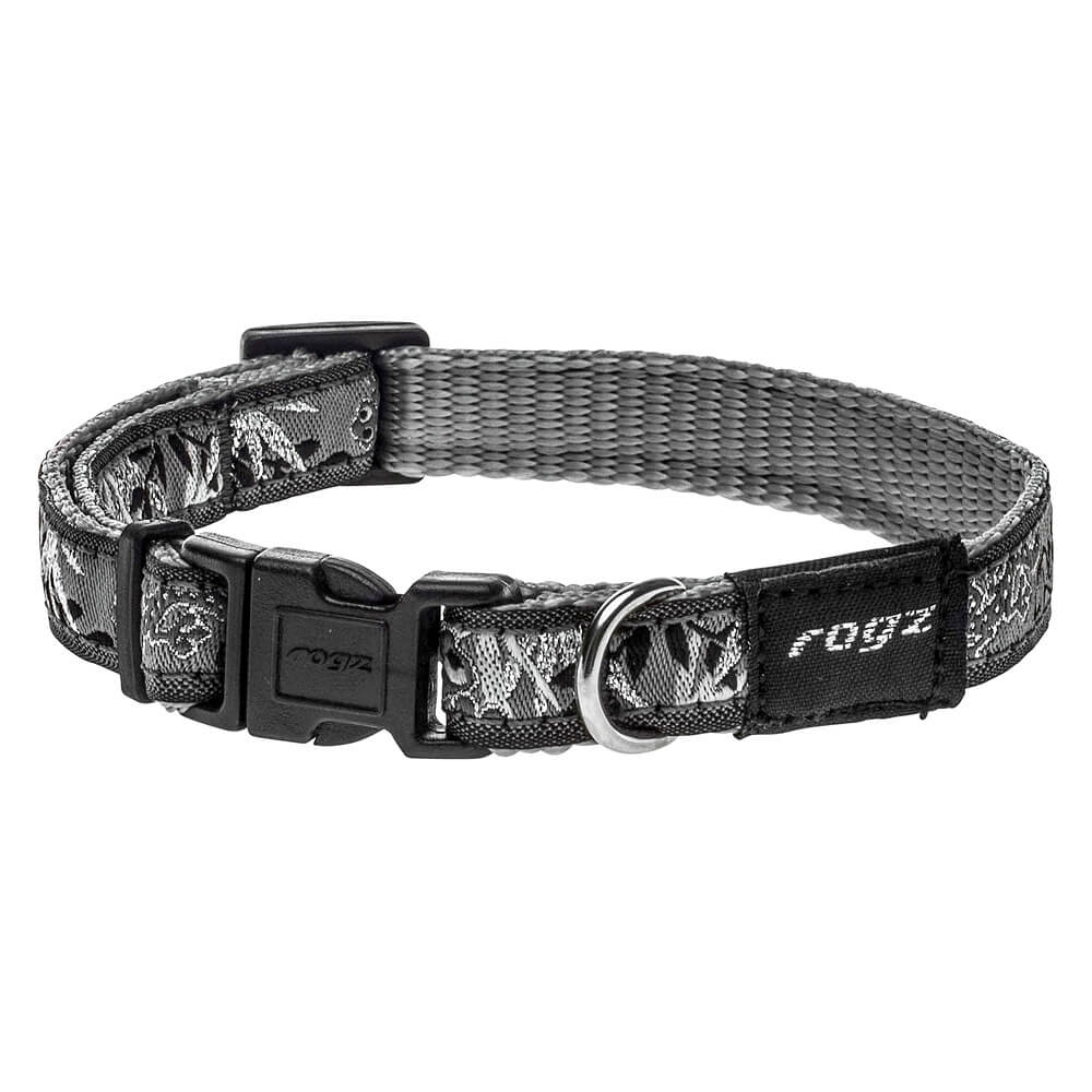 rogz Fancy Dress Silver Gecko Halsband für Hunde