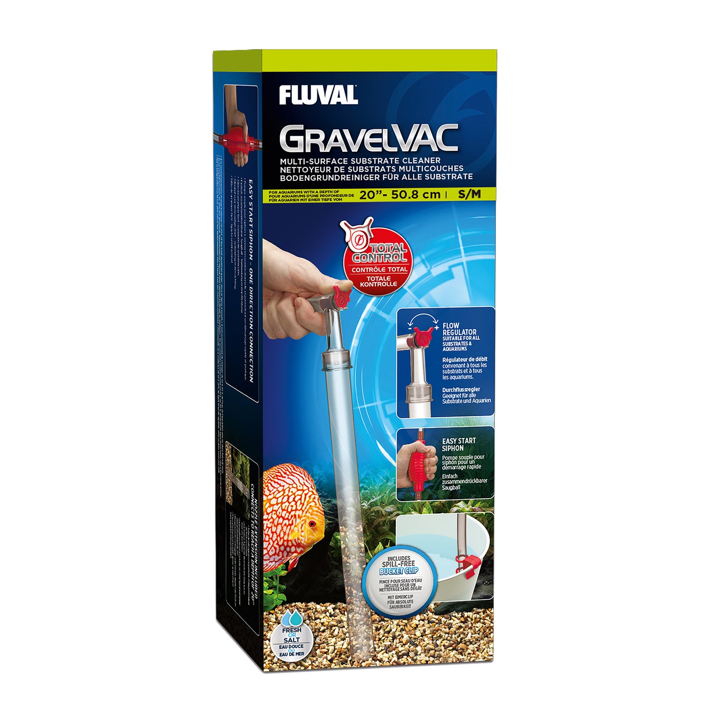 Fluval GravelVAC Reinigungsmittel für Zierfische