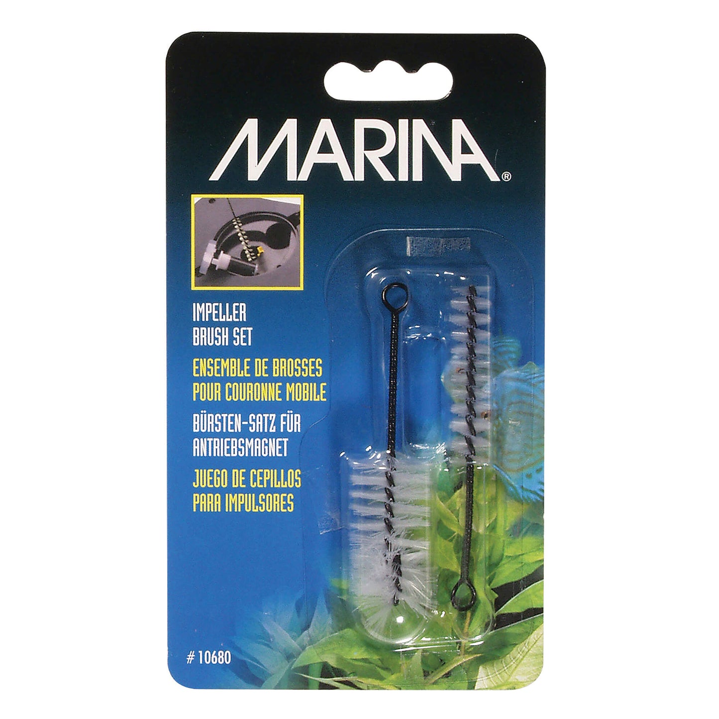 Marina Bürstenset für Antriebsmagnet Reinigungsmittel für Zierfische