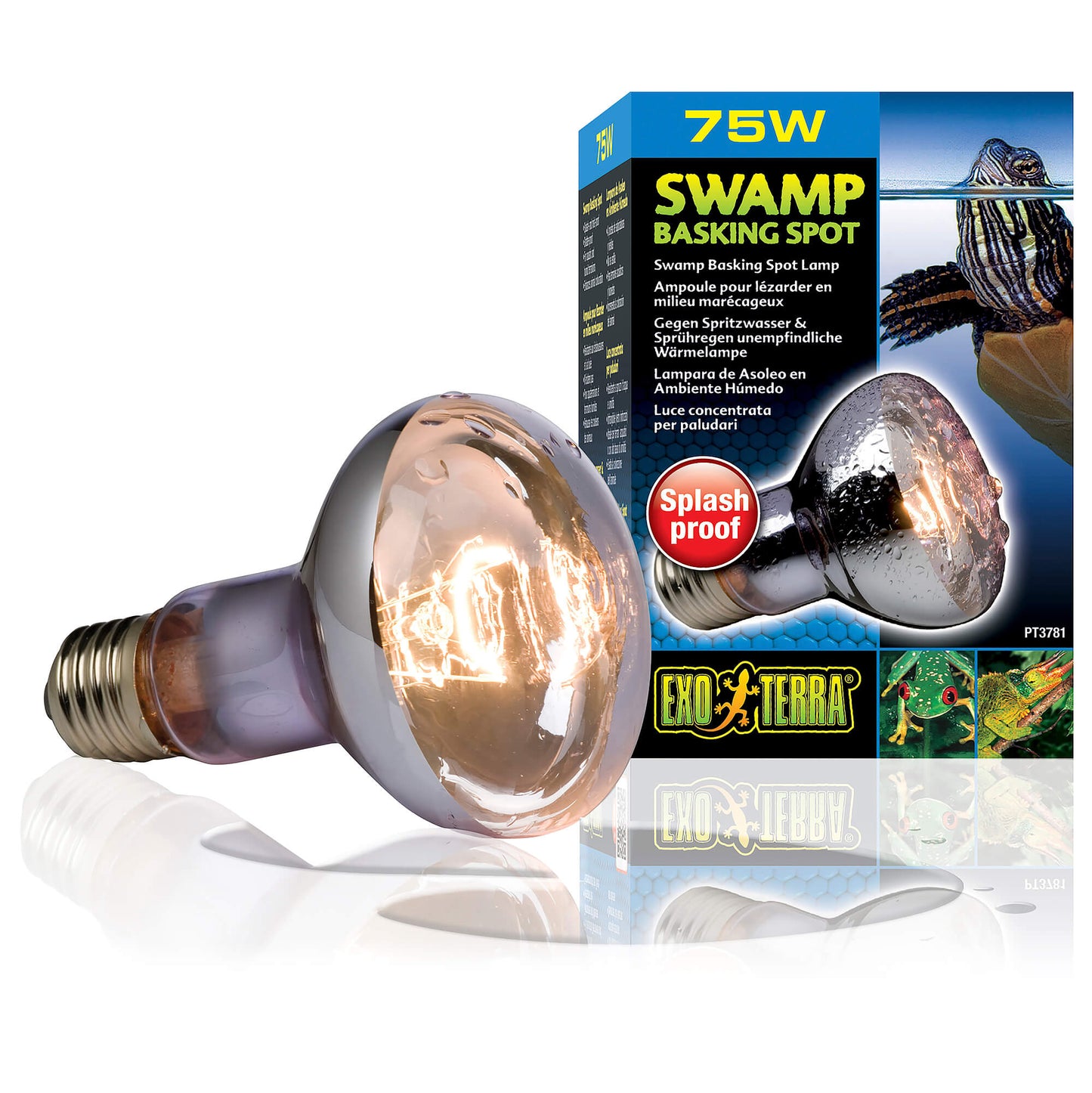 Exo Terra Gegen Spritzwasser und Sprühregen unempfindliche Wärmelampe Spot