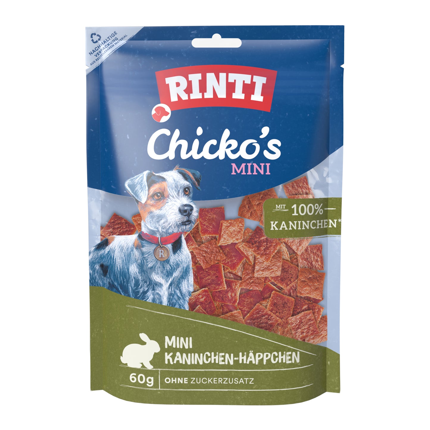 Rinti Chicko Mini Kaninchen-Häppchen für Hunde