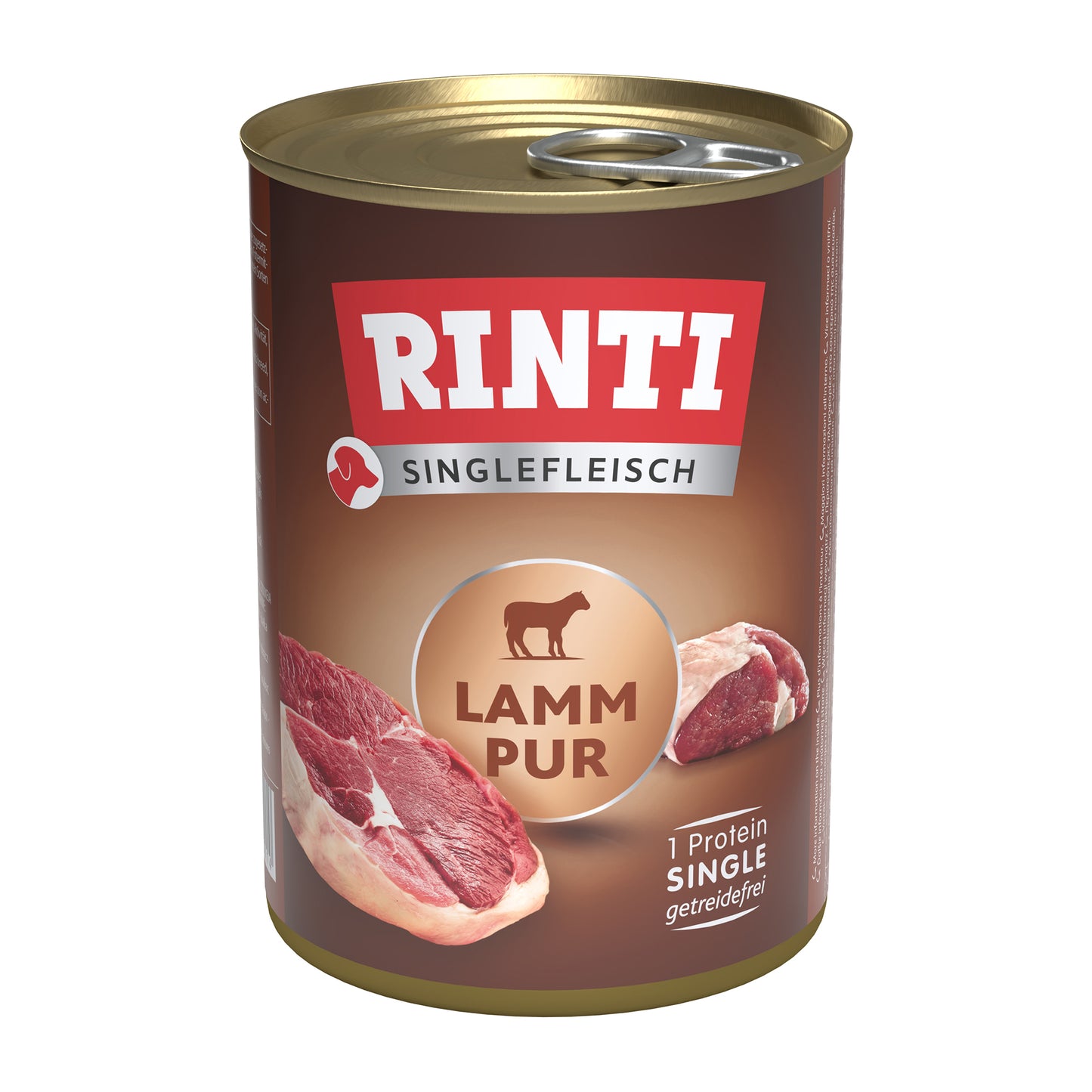 Rinti Singlefleisch PUR Lamm Nassfutter für Hunde