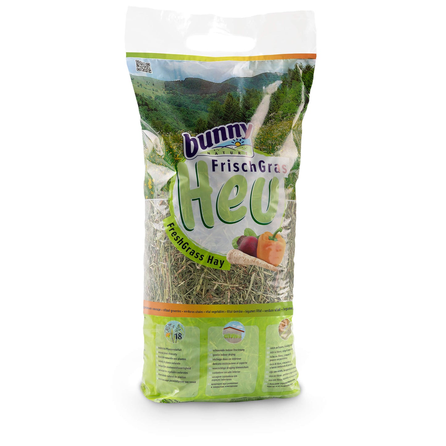 bunny Heu Vital-Gemüse Heu für Zwergkaninchen und Nagetiere