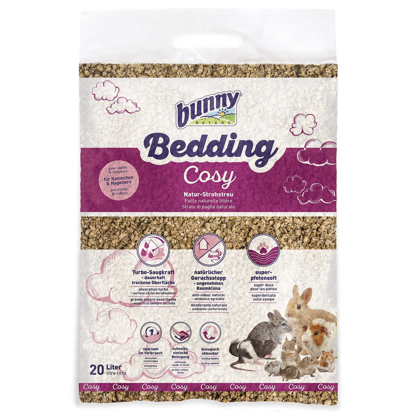 bunny Bedding Cosy Streu für Nagetiere und Kaninchen
