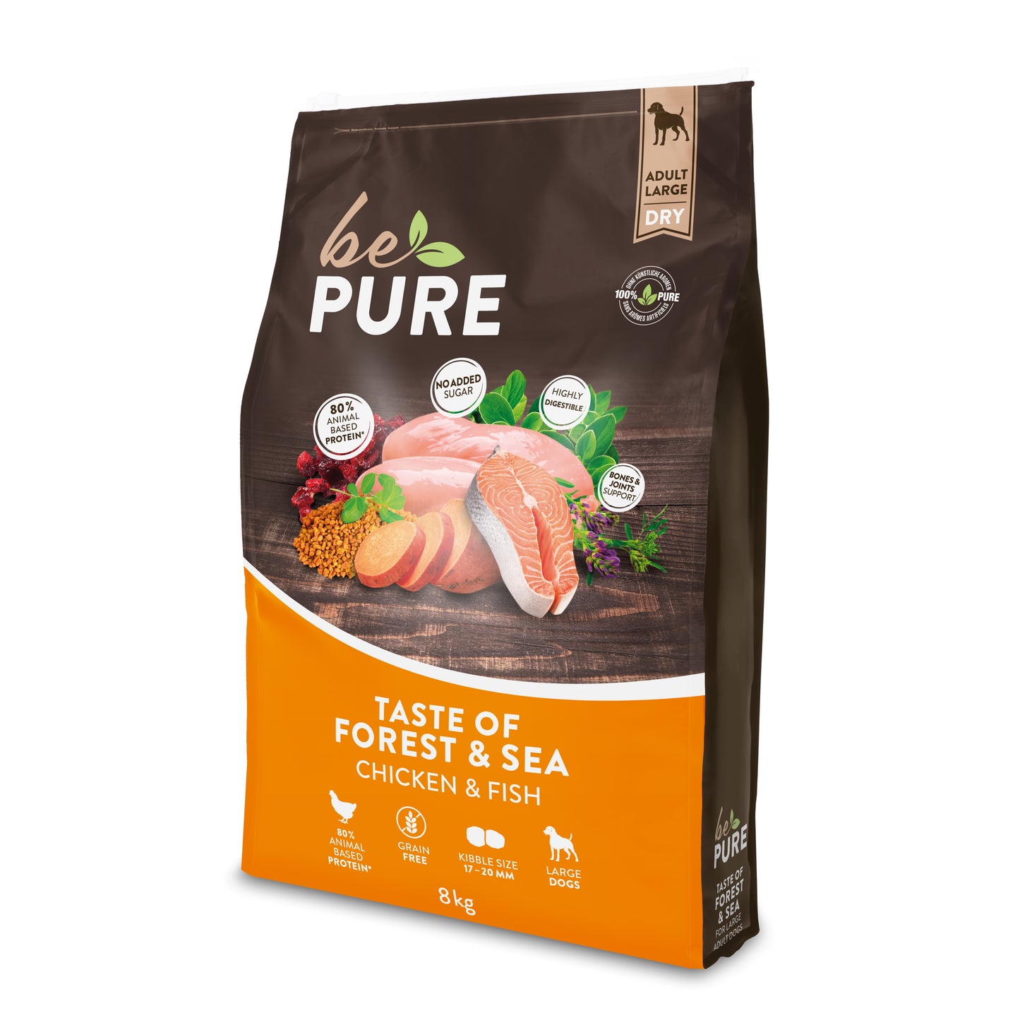 bePure Taste of Forest & Sea Trockenfutter für Hunde