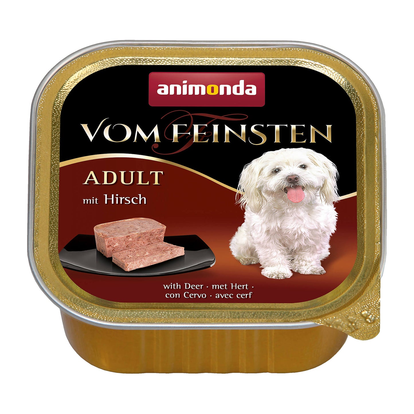 animonda Vom Feinsten Adult Hirsch Nassfutter für Hunde