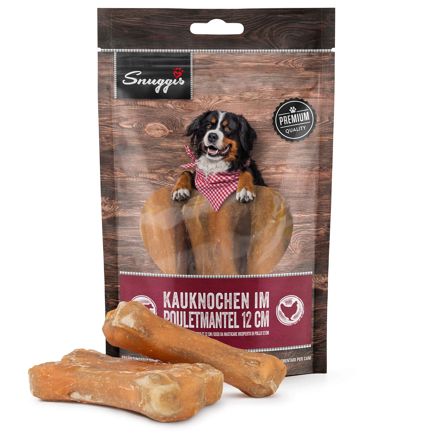 Snuggis Kauknochen im Pouletmantel Kauartikel für Hunde