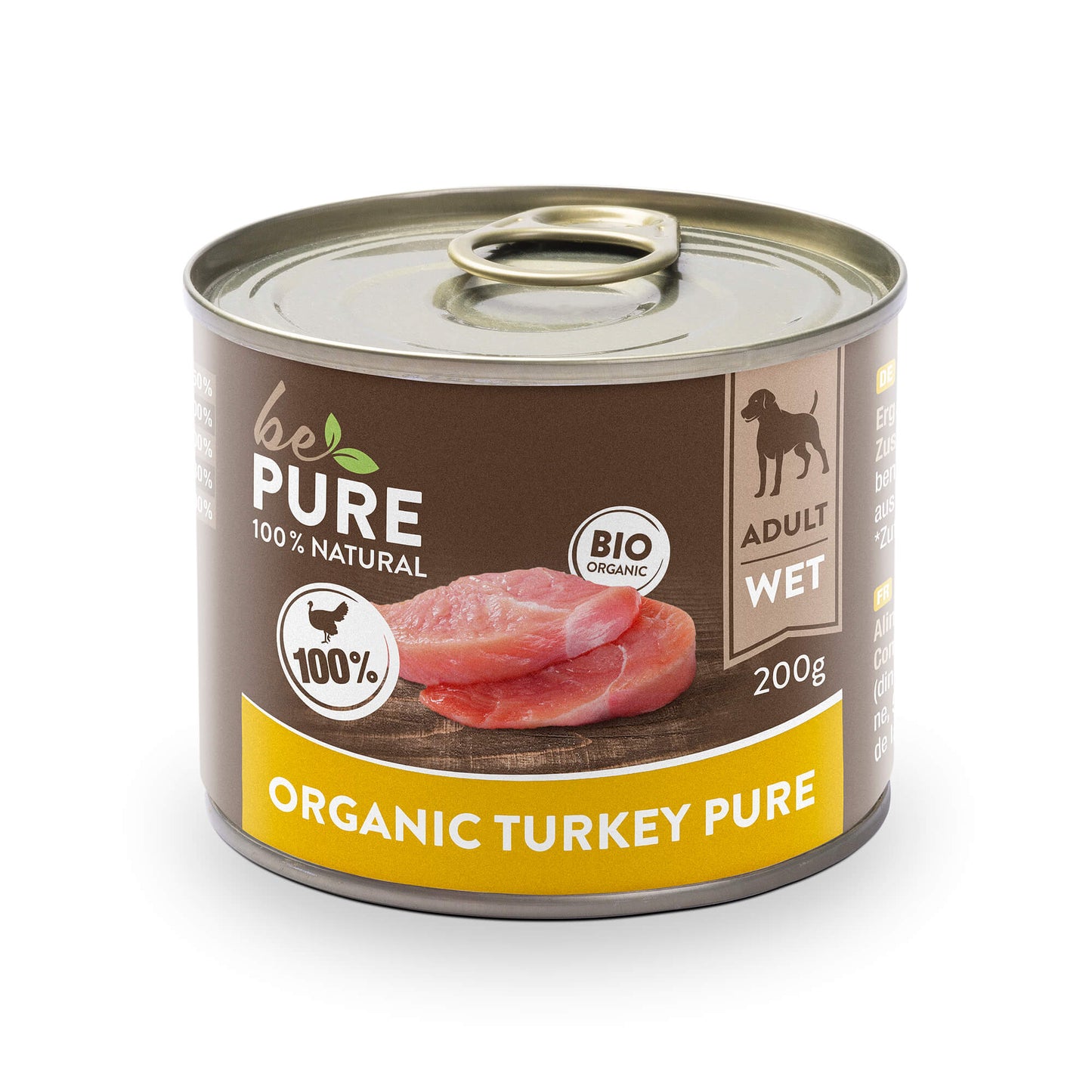 bePure Organic Turkey pure Nassfutter für Hunde