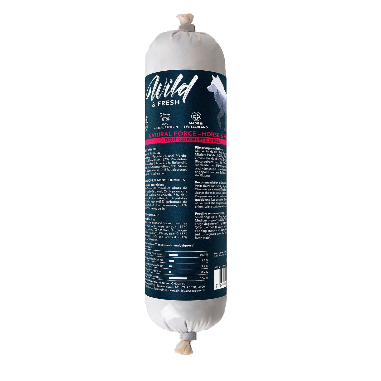 Wild'n'fresh Natural Force Nassfutter für Hunde