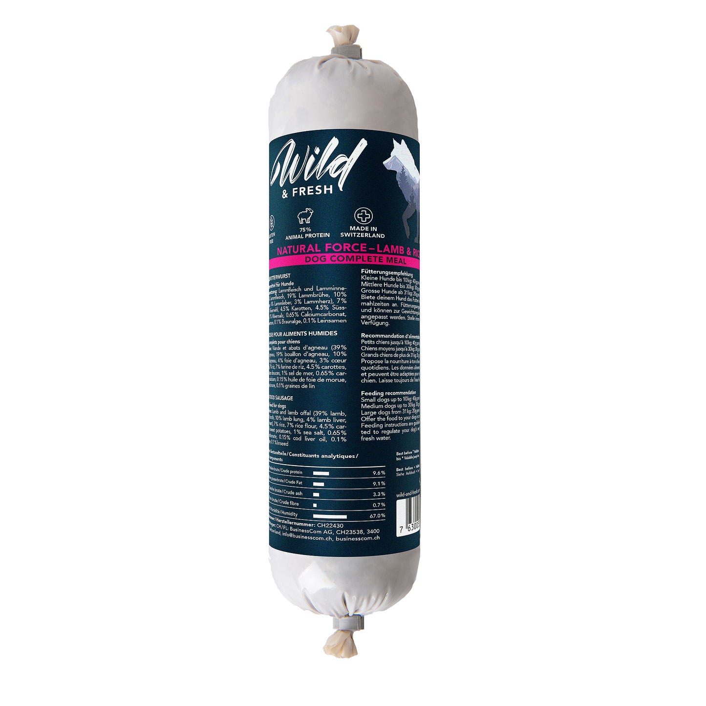 Wild'n'fresh Natural Force Nassfutter für Hunde