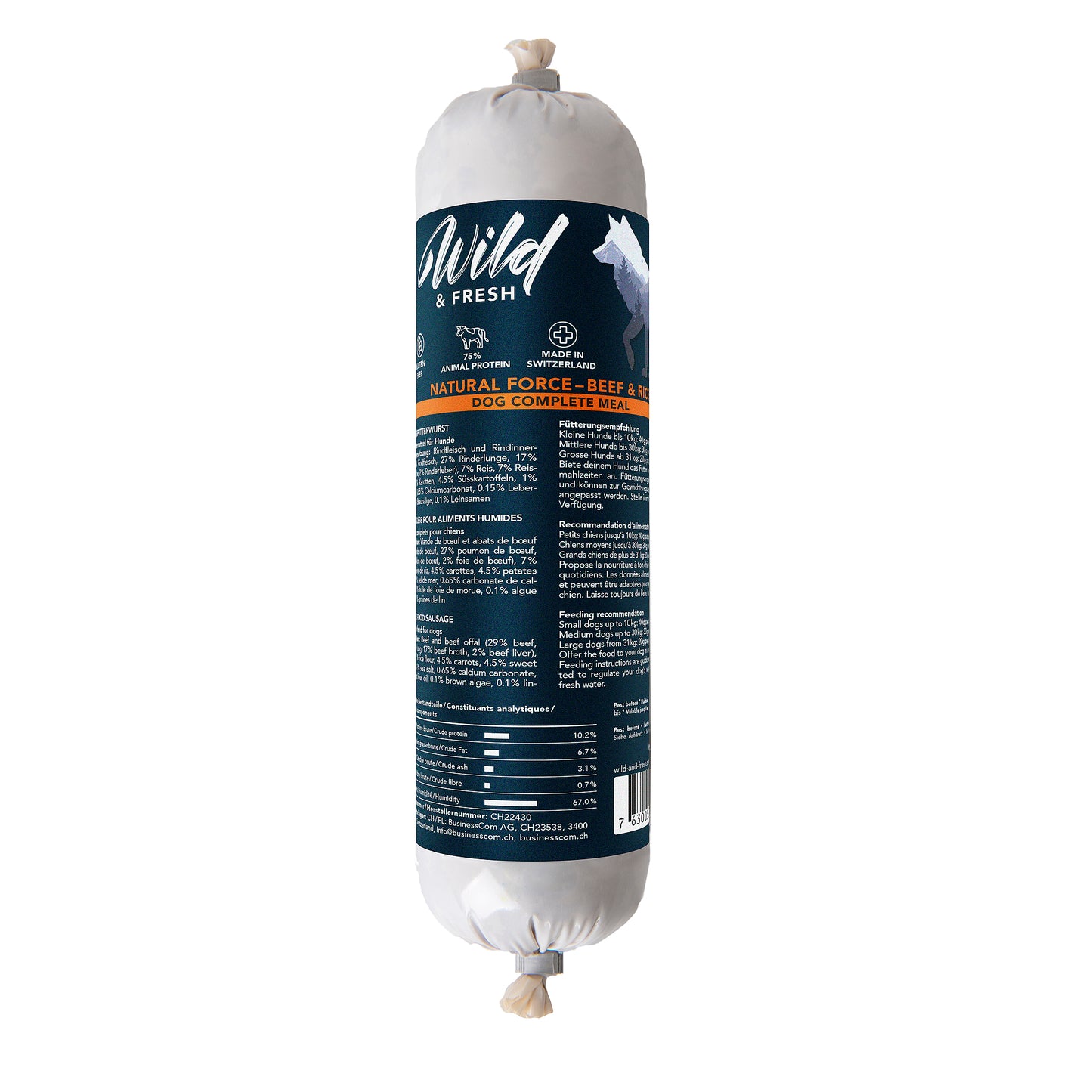 Wild'n'fresh Natural Force Nassfutter für Hunde