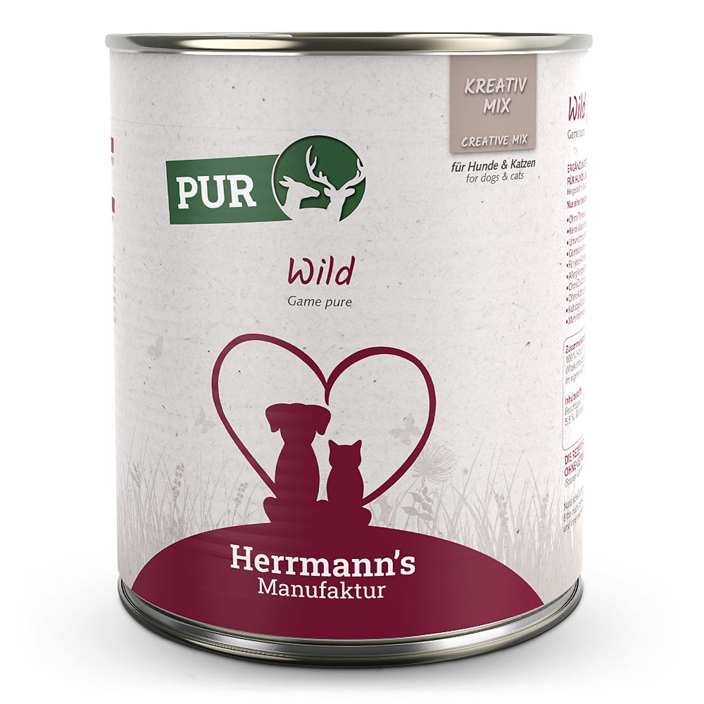 Herrmann's Reinfleisch Bio-Wild Nassfutter für Hunde