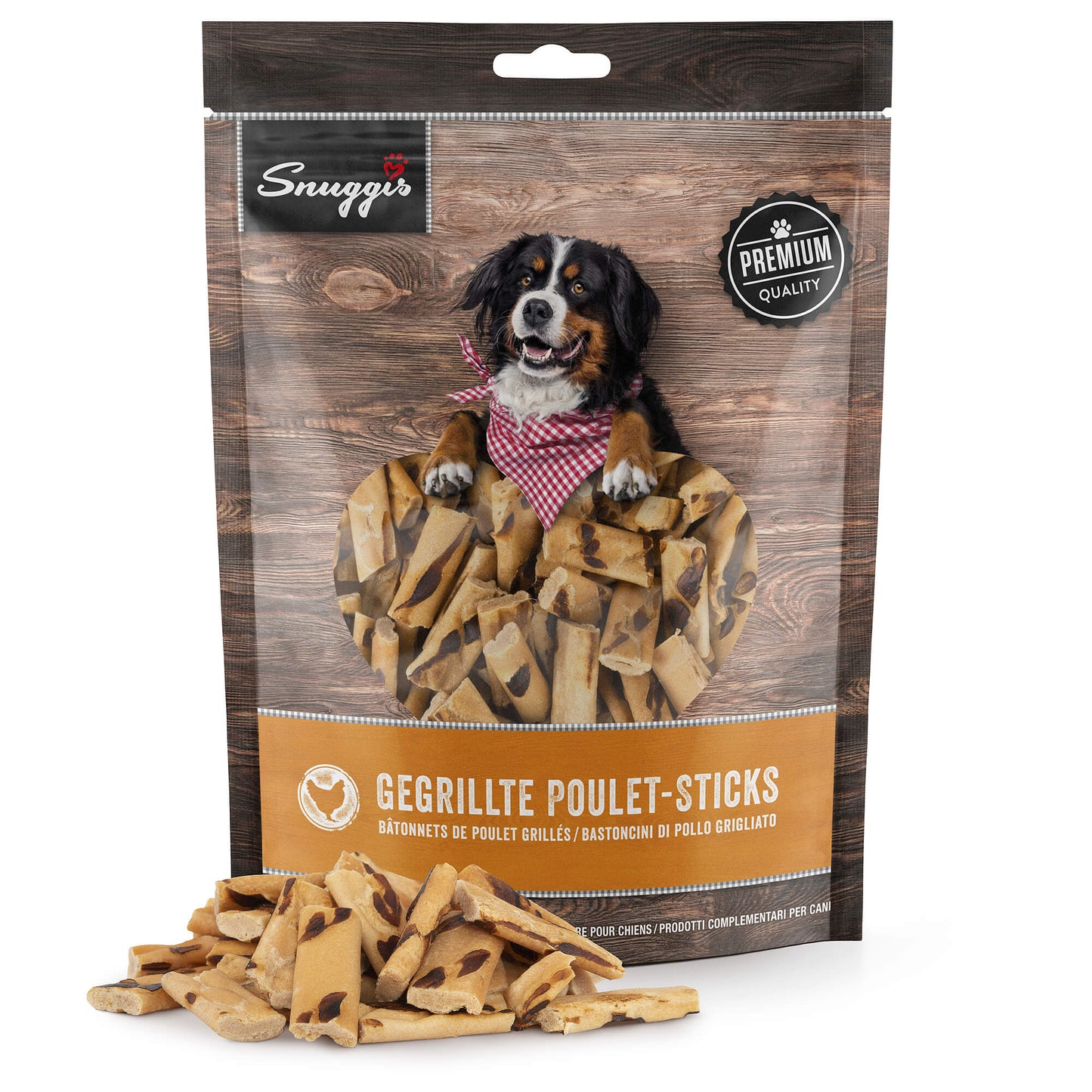 Snuggis Gegrillte Poulet-Sticks Snack für Hunde