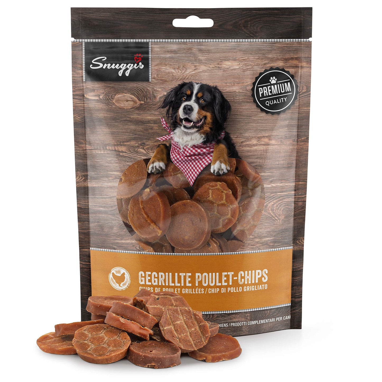 Snuggis Gegrillte Poulet-Chips Snack für Hunde