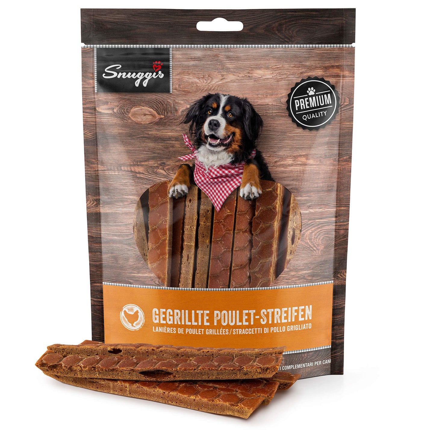 Snuggis Gegrillte Poulet-Streifen Snack für Hunde
