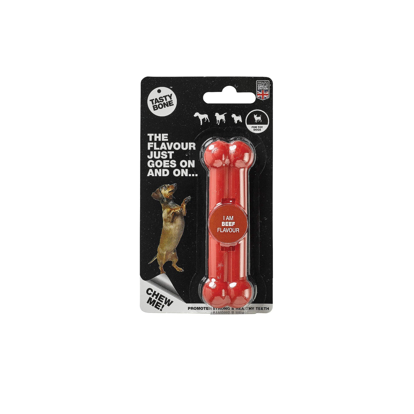Tasty Bone Knochen Rind Spielzeug für Hunde