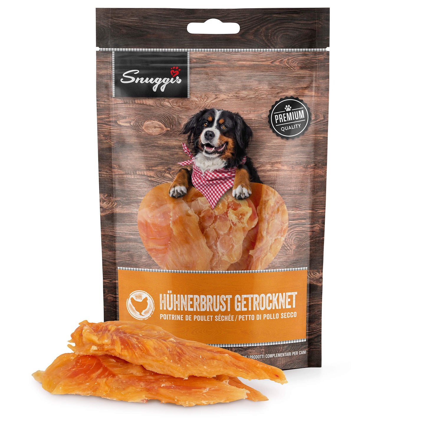 Snuggis Hühnerbrust getrocknet Snack für Hunde