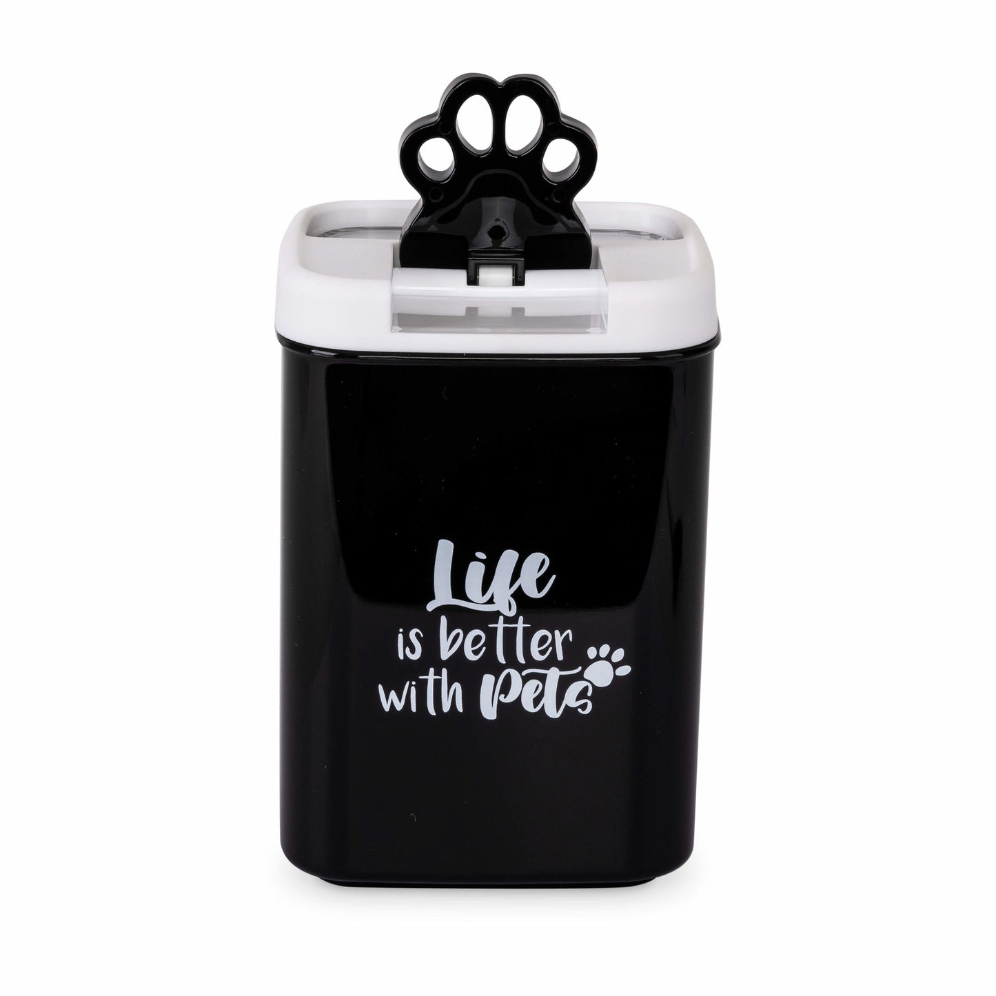 Freezack Square Flip Tite «Life is better with pets» Futterbehälter für Hunde und Katzen