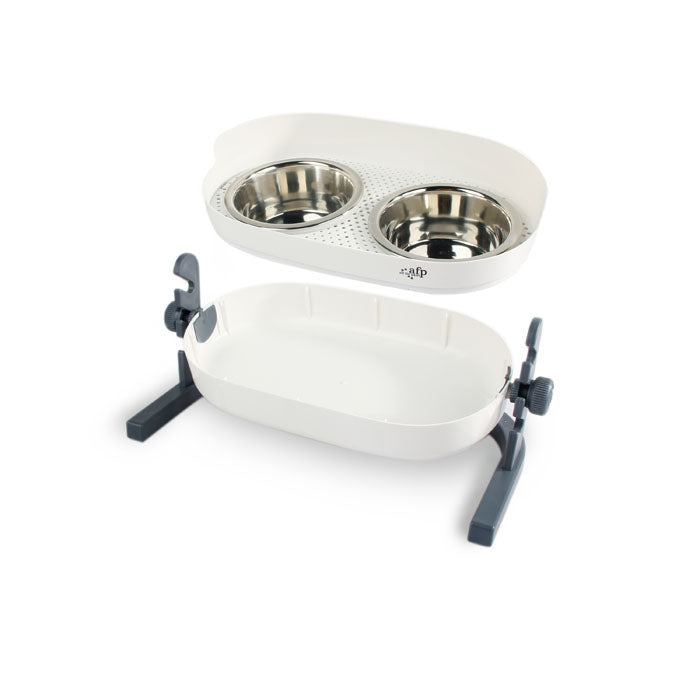 All for Paws L4P 3in1 Elevated Double Dinner Automat für Hunde und Katzen