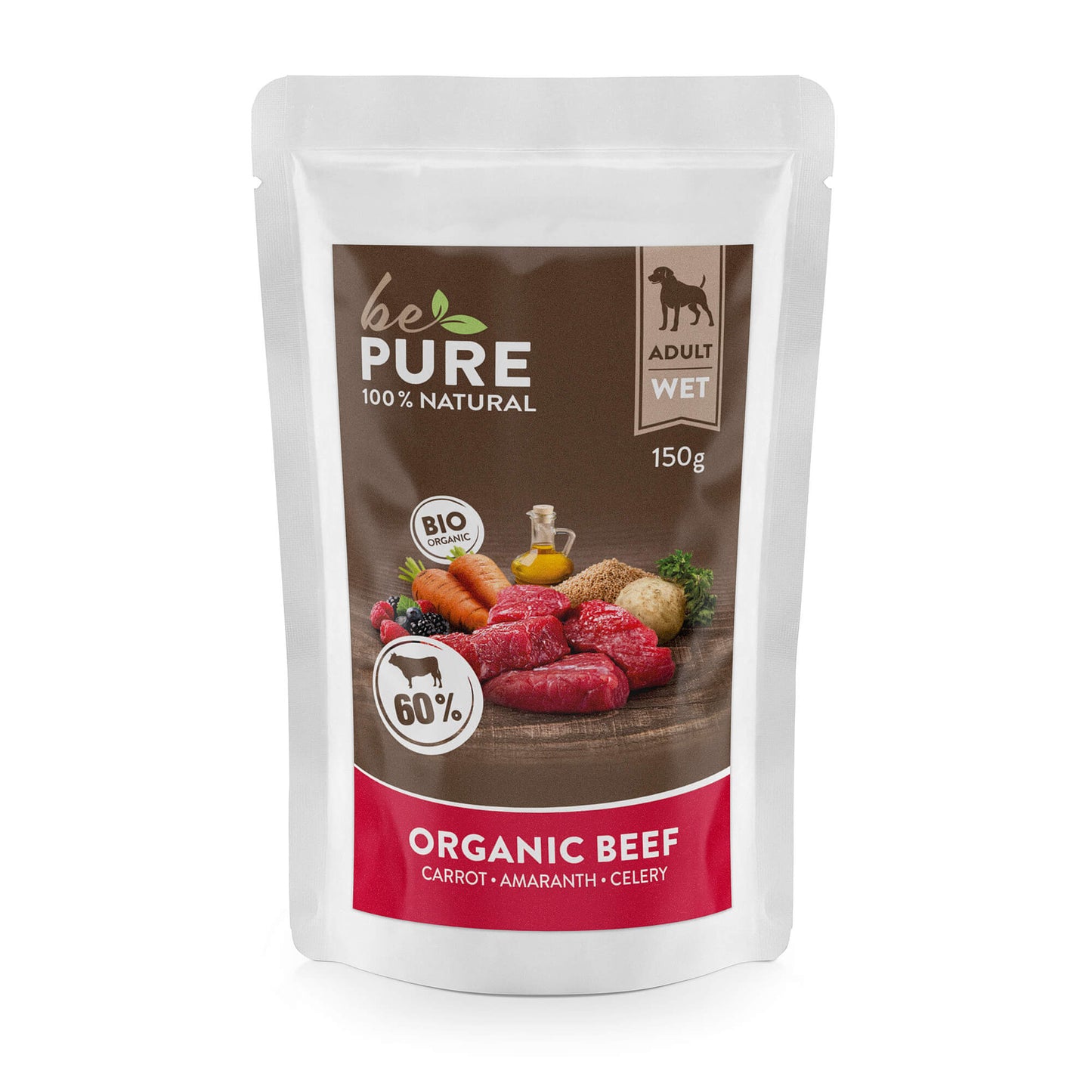 bePure Organic Beef Nassfutter für Hunde