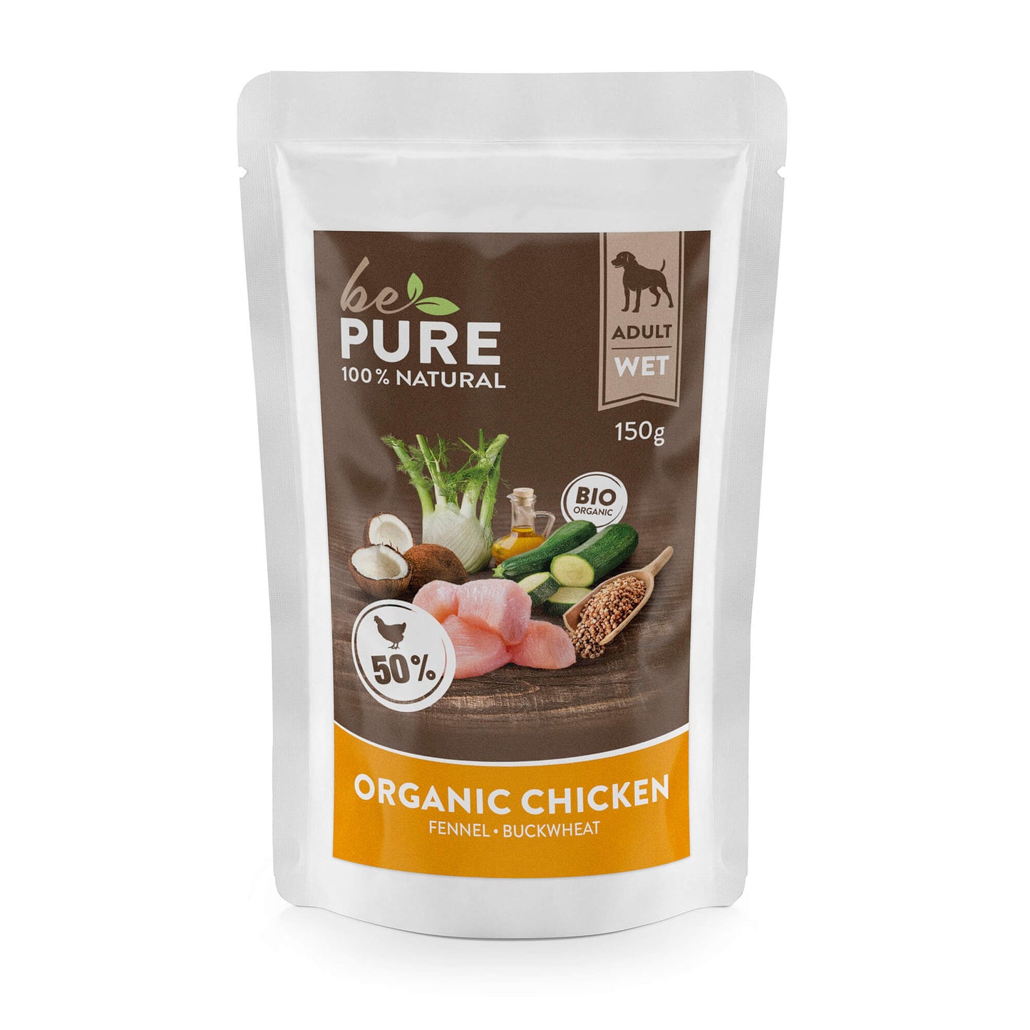 bePure Organic Chicken Nassfutter für Hunde
