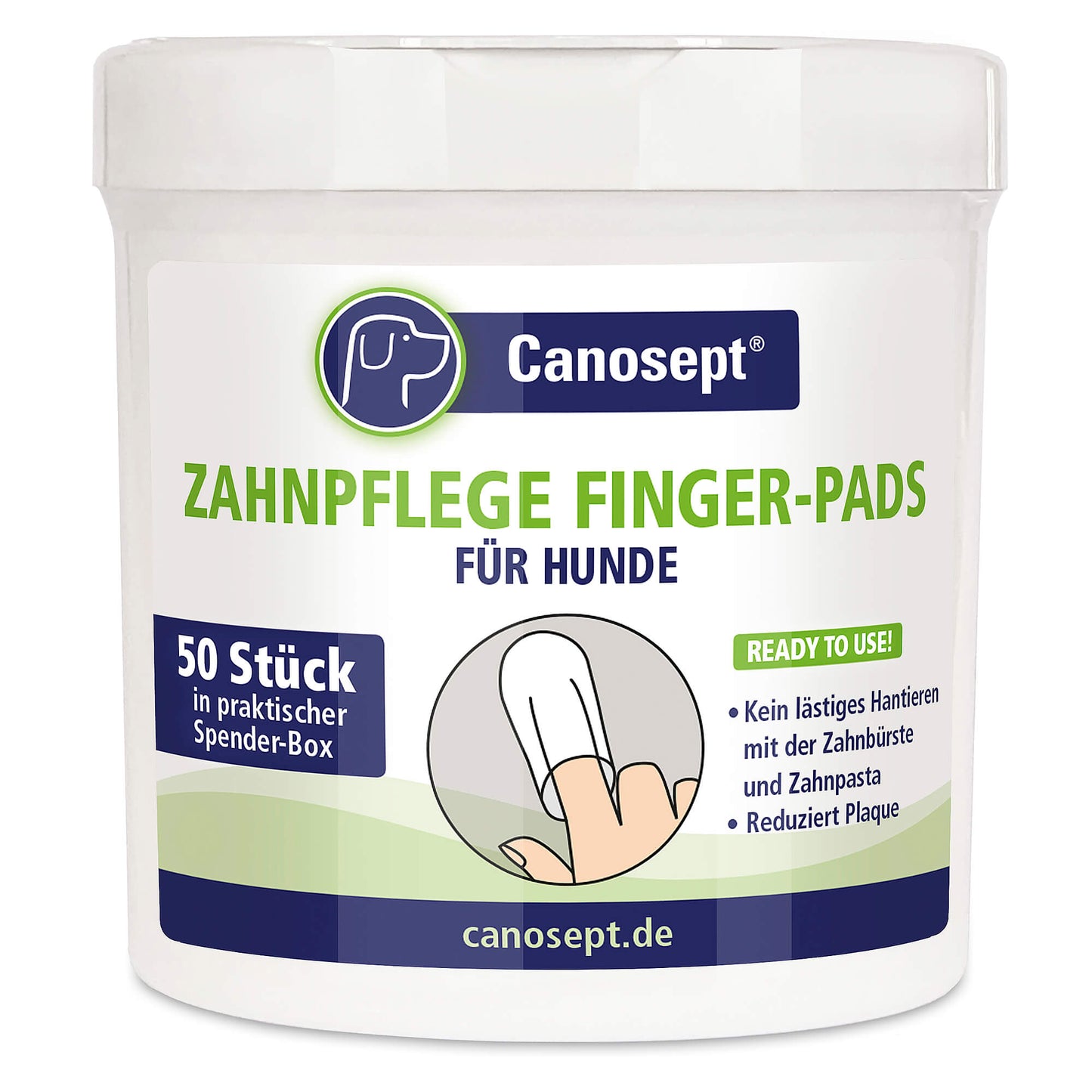 Canosept Zahnpflege Finger Pads Zahnpflegemittel für Hunde