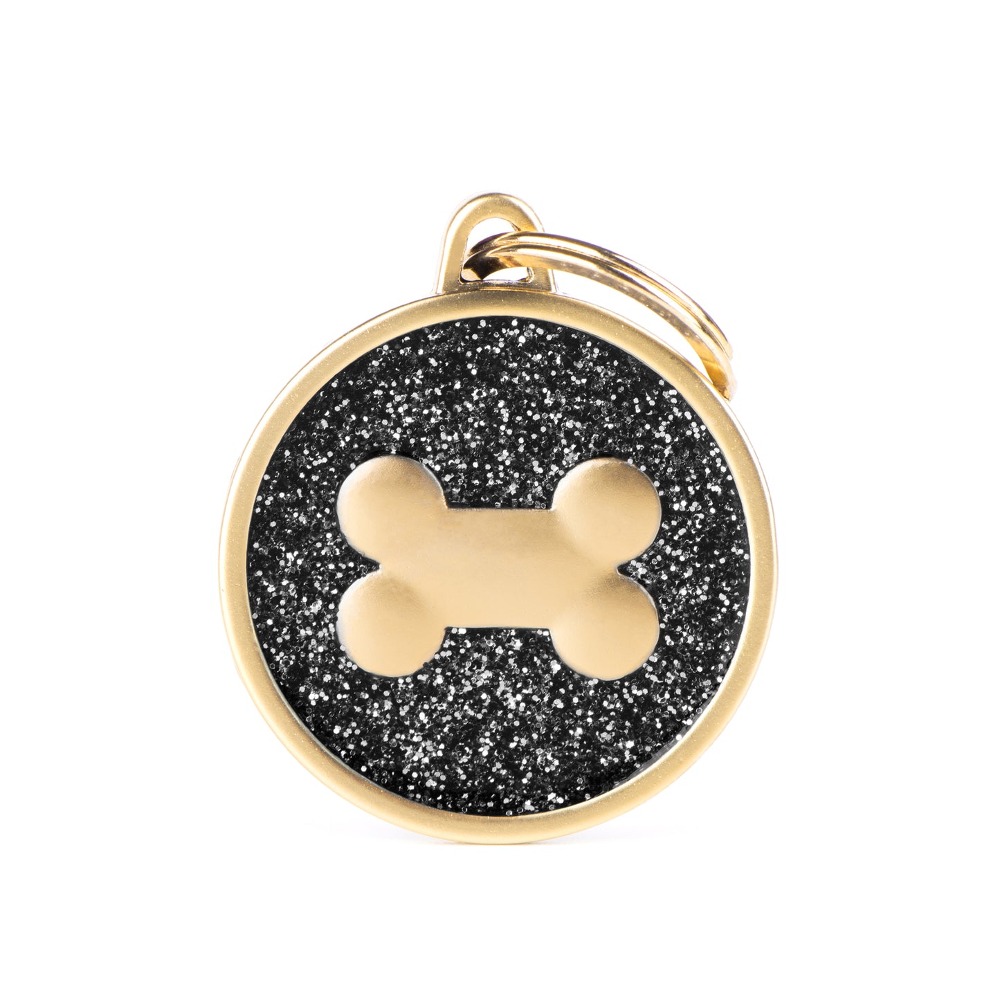 MyFamily Circle Bone Glitter Accessoire für Hunde