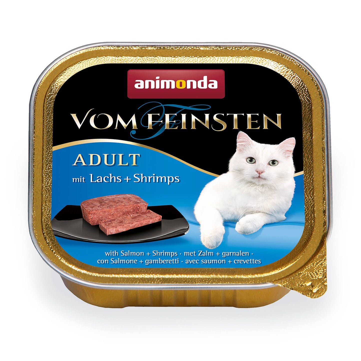 animonda Vom Feinsten Adult Lachs und Shrimps Nassfutter für Katzen
