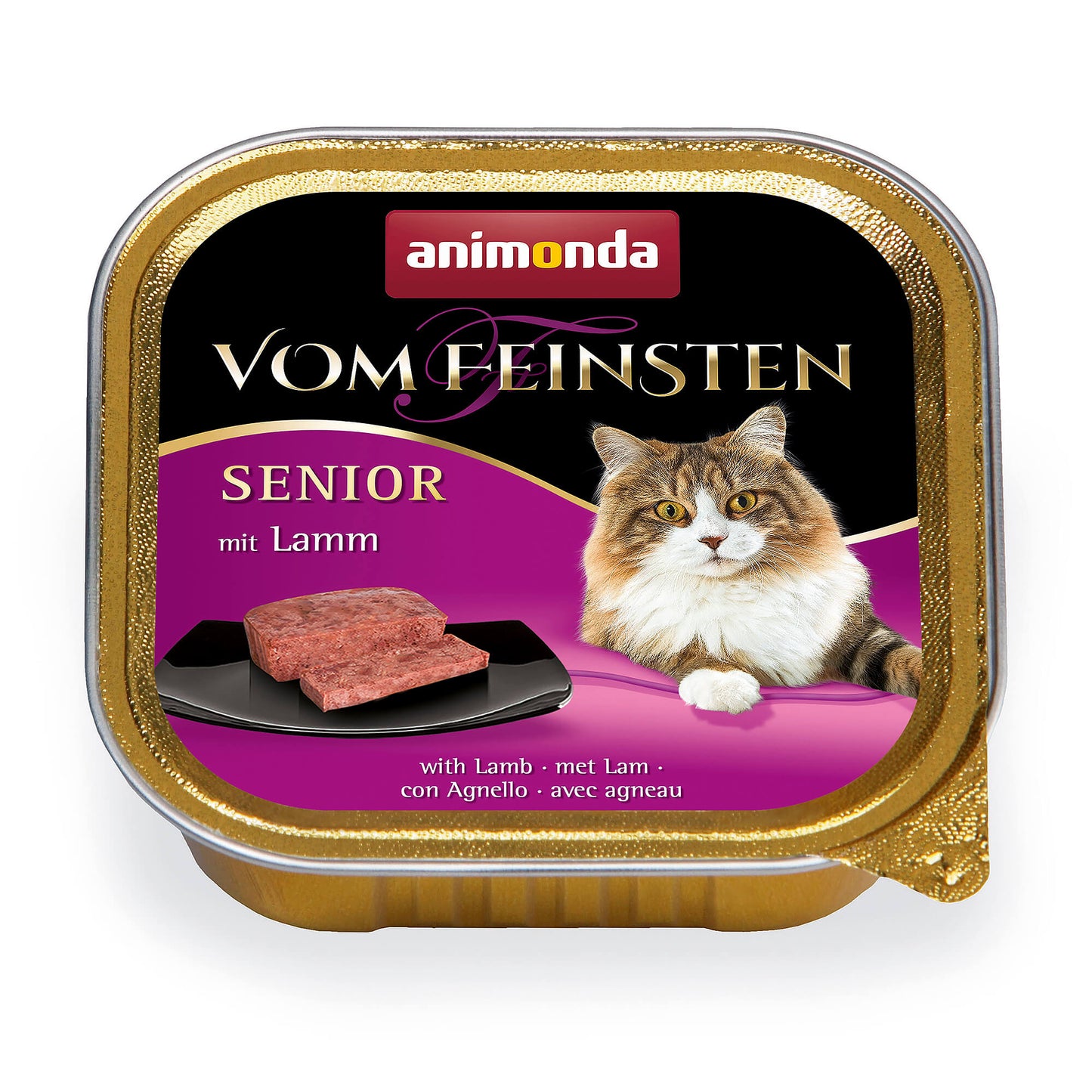 animonda Vom Feinsten Senior Lamm Nassfutter für Katzen