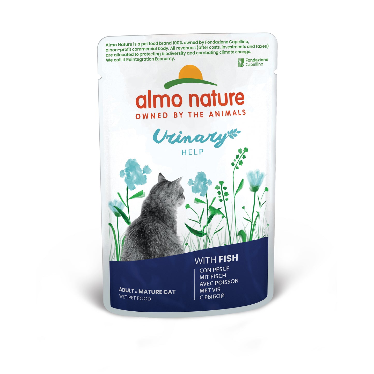 Almo Nature Urinary Help mit Fisch Nassfutter für Katzen