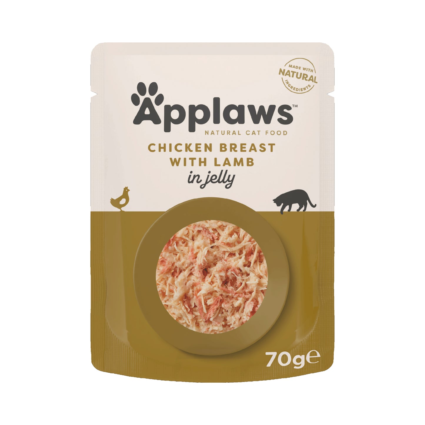 Applaws Huhn und Lamm Jelly Nassfutter für Katzen