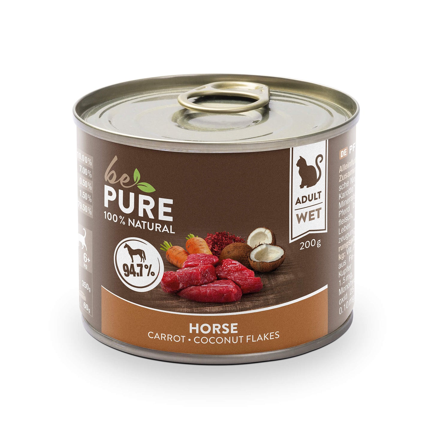 bePure Horse Nassfutter für Katzen