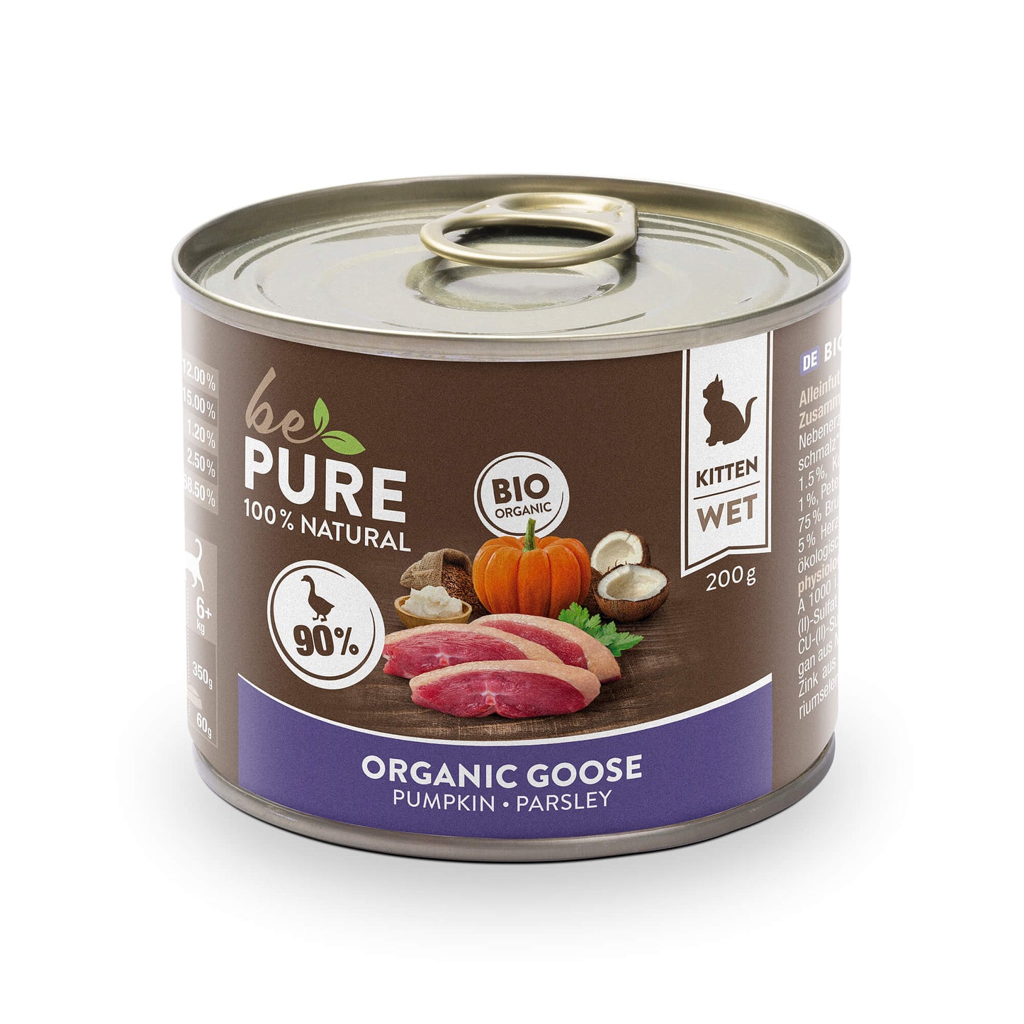 bePure Organic Goose Nassfutter für Katzen