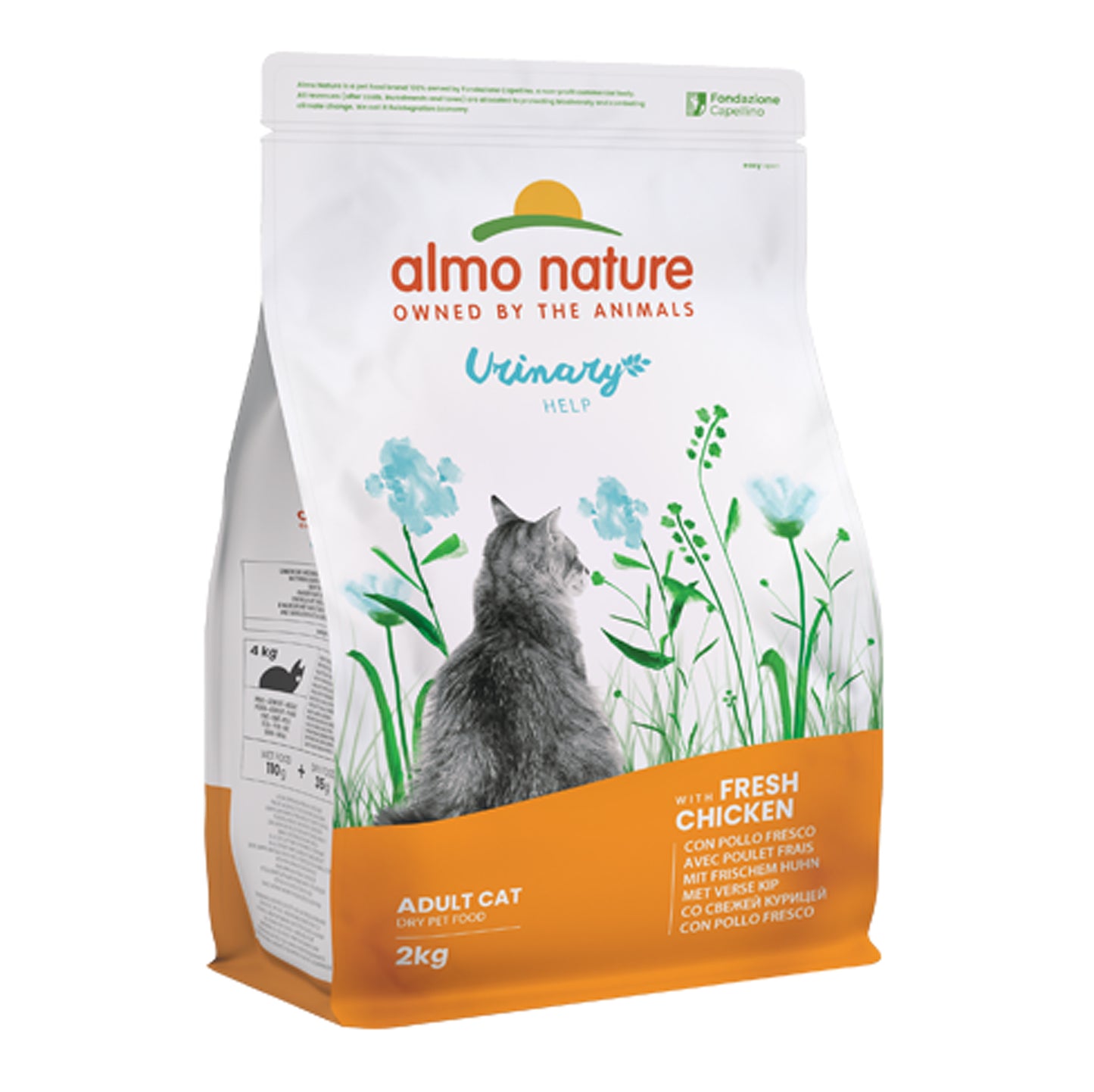 Almo Nature Urinary Help mit Huhn Trockenfutter für Katzen