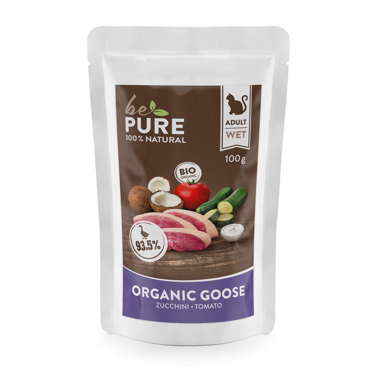 bePure Organic Goose Nassfutter für Katzen