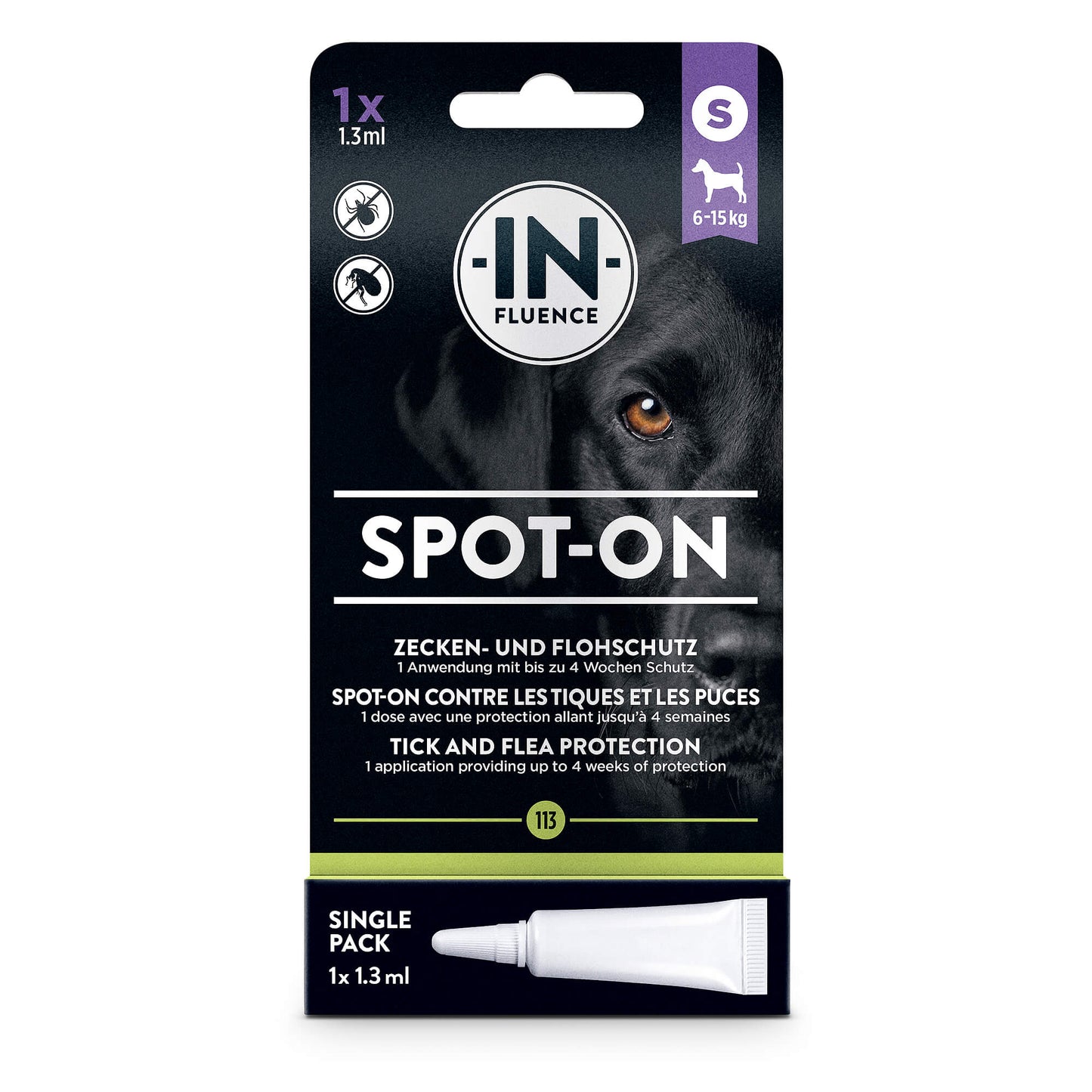 In-Fluence Spot-On Singlepack Parasitenschutz für Hunde