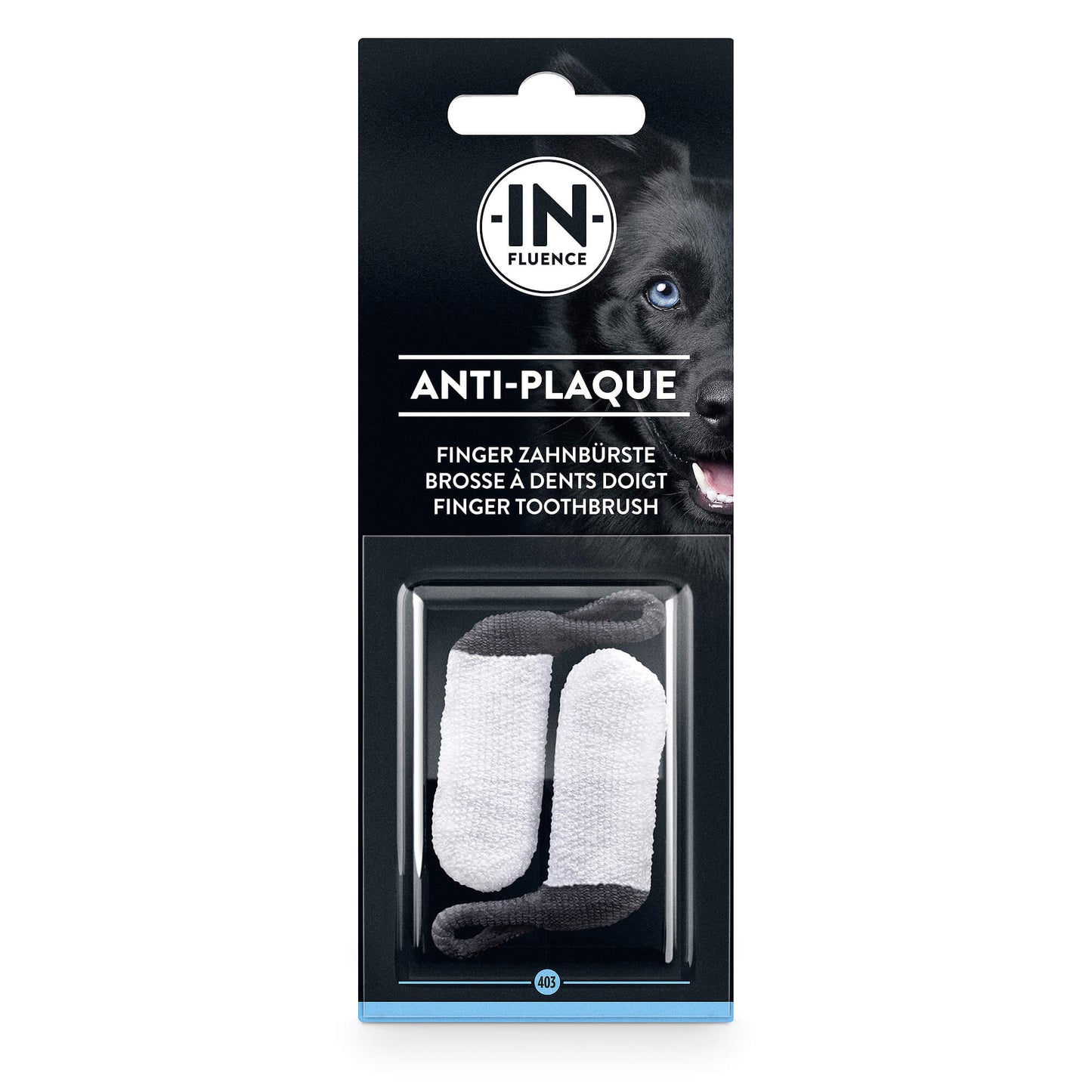 In-Fluence Anti-Plaque Finger Zahnpflegemittel für Hunde