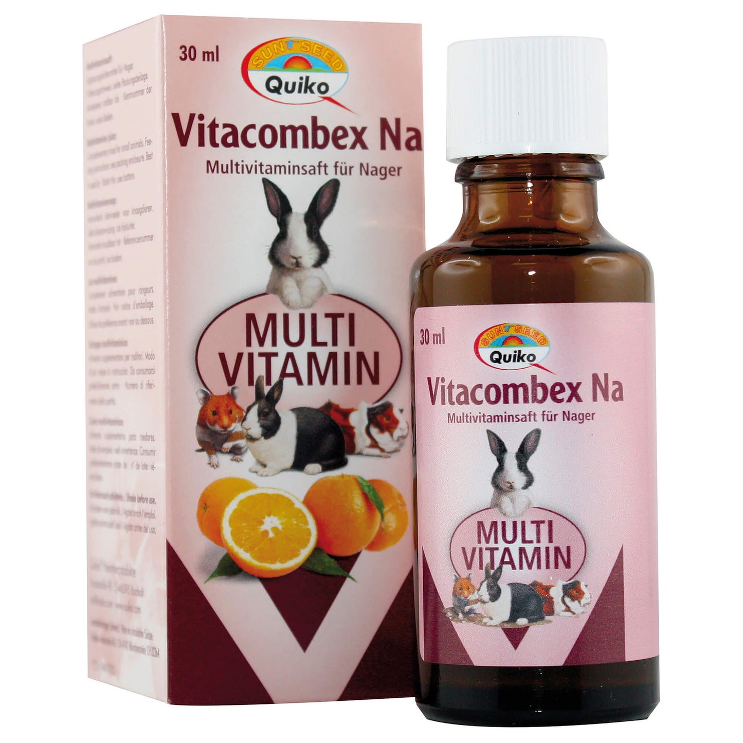 Vitacombex Multivitaminsaft Ergänzungsfutter für Mäuse, Hamster, Meerschweinchen, Kaninchen und Chinchillas