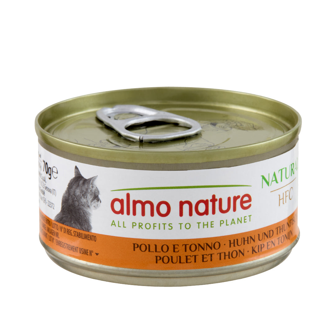 Almo Nature HFC Natural Cat Huhn und Thunfisch Nassfutter für Katzen
