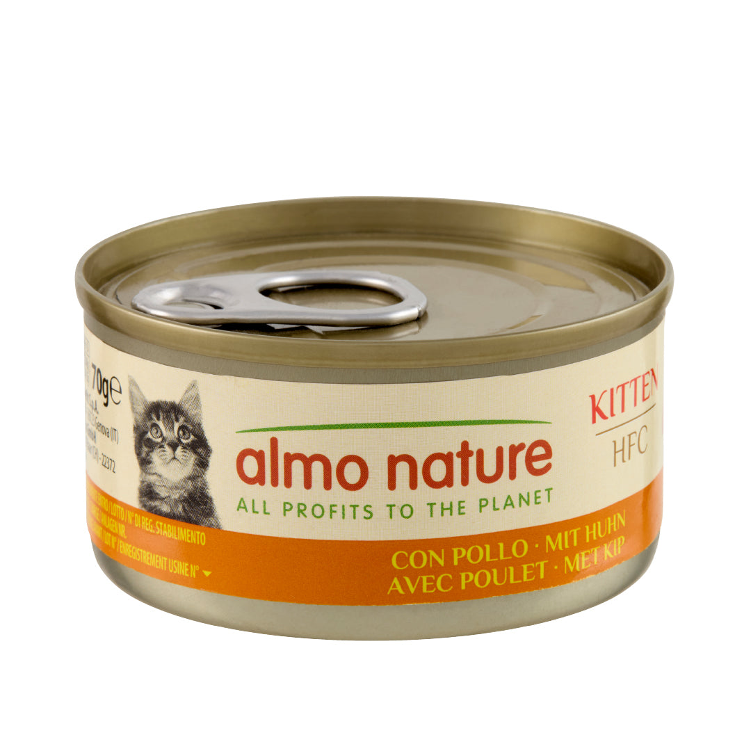 Almo Nature Kitten mit Huhn Nassfutter für Katzen