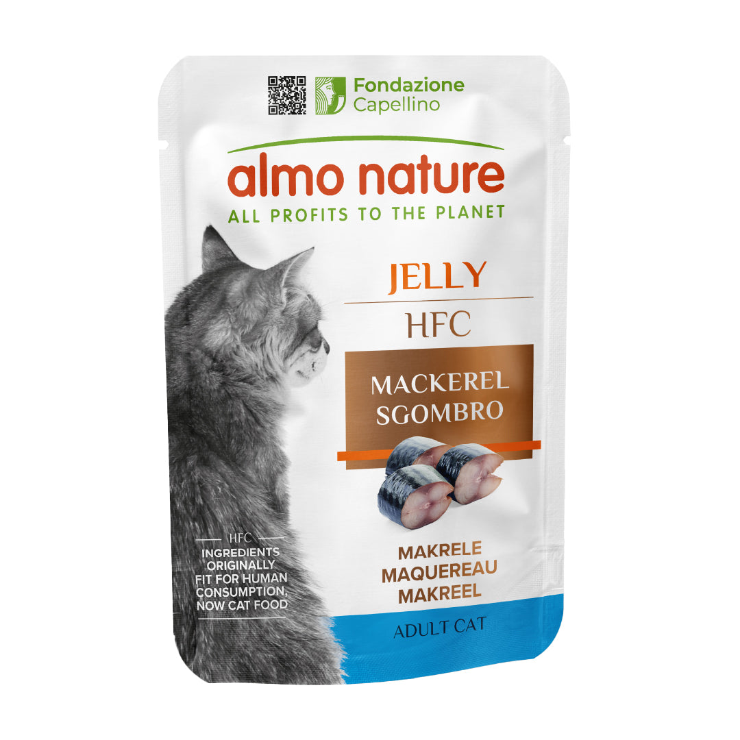 Almo Nature HFC Jelly Makrele Nassfutter für Katzen
