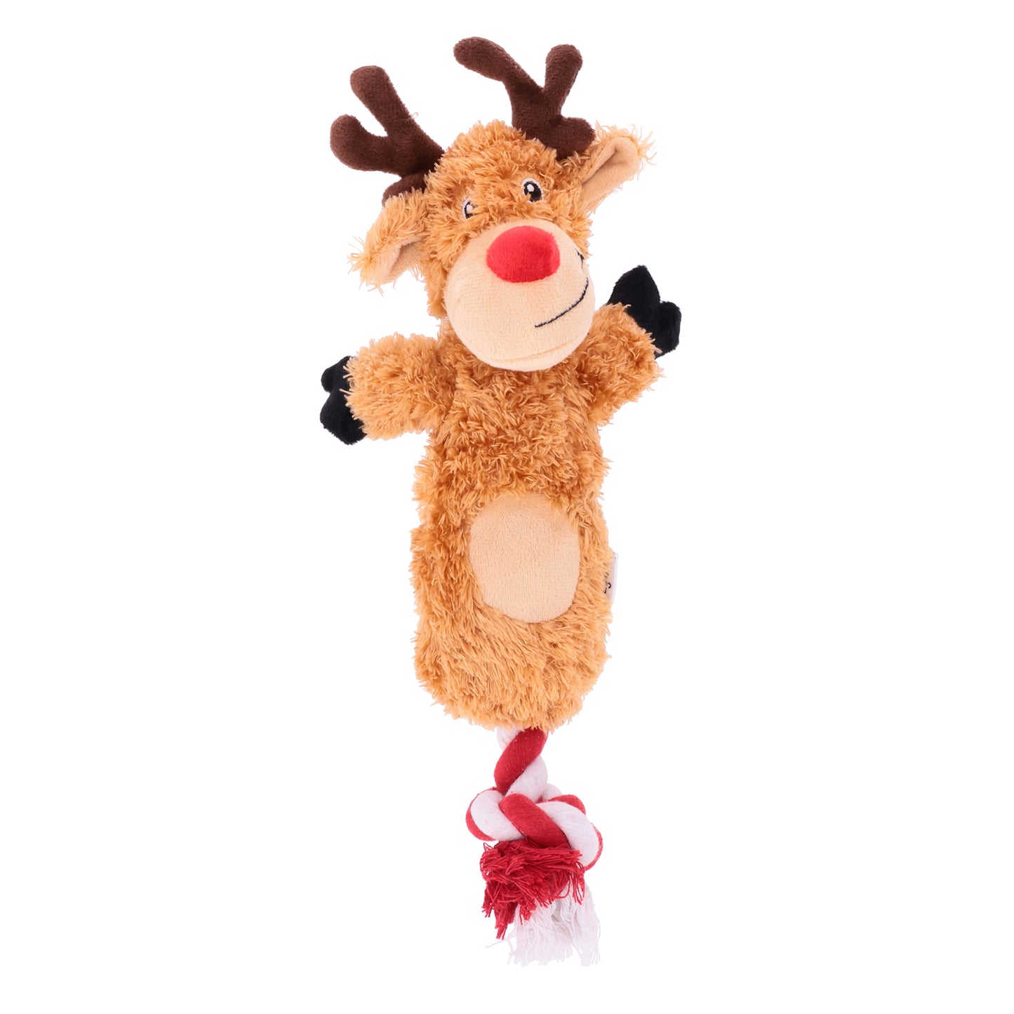 All for Paws Merry Tug & Fetch Rentier Spielzeug für Hunde