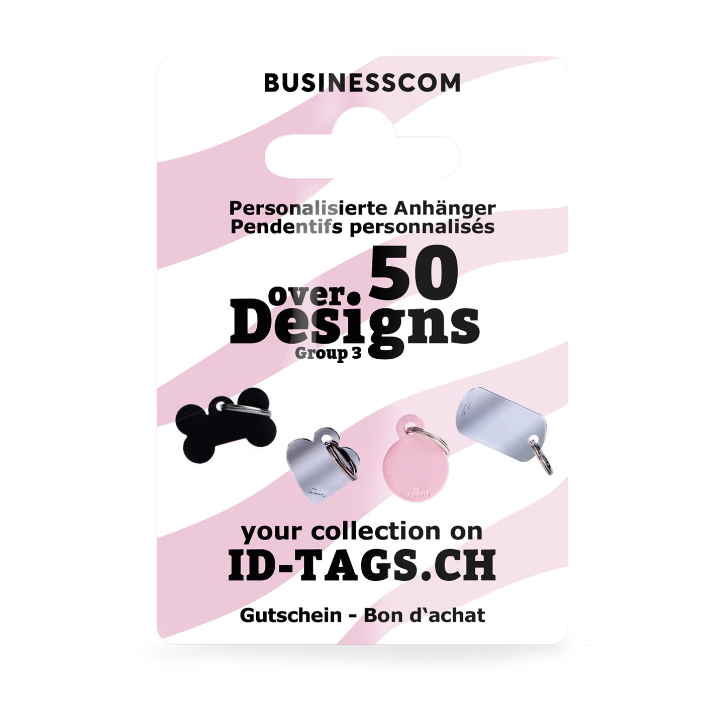 Businesscom Gutscheinkarte 50 Designs Accessoire