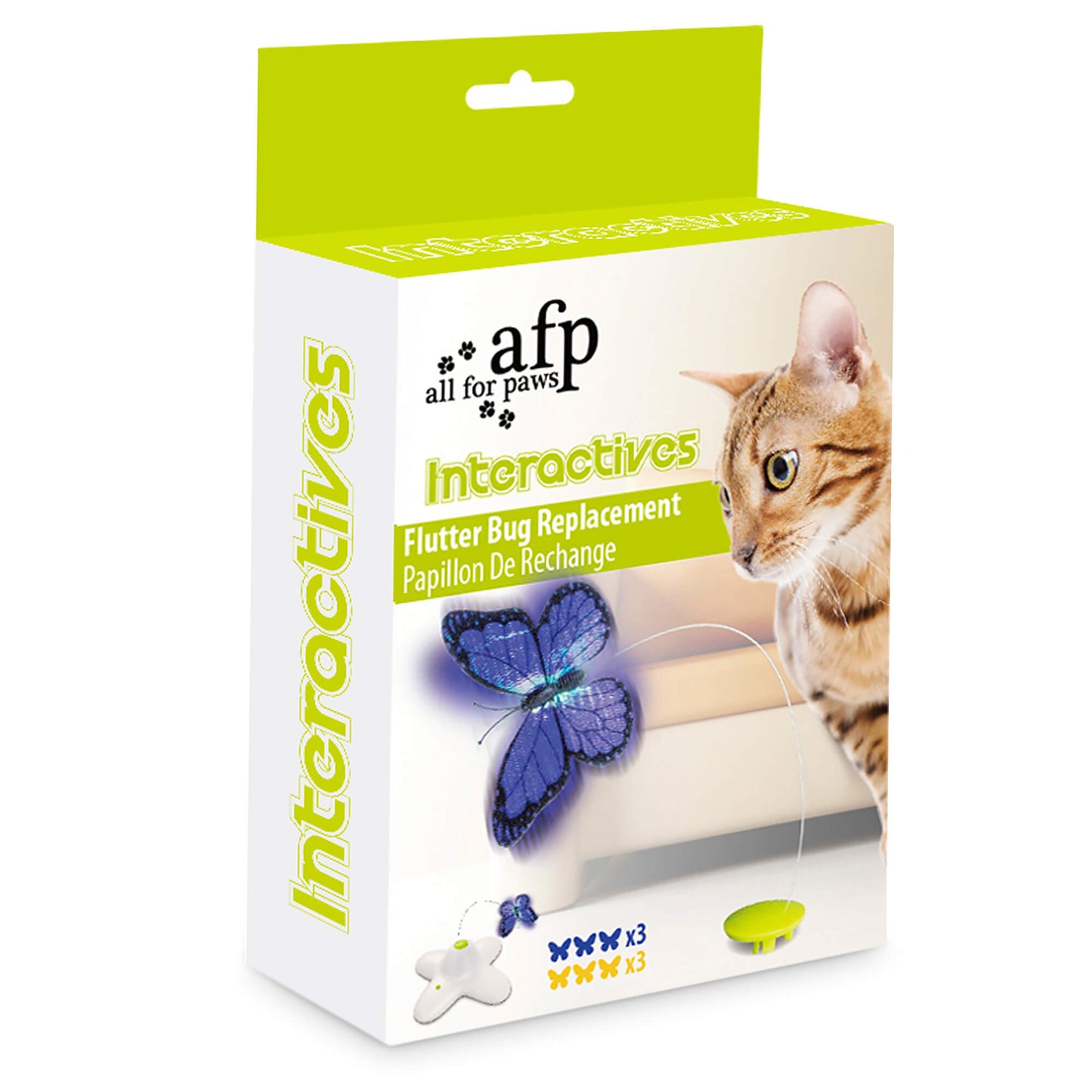 All for Paws Interactive Flutter Bug Refill Spielzeug für Katzen