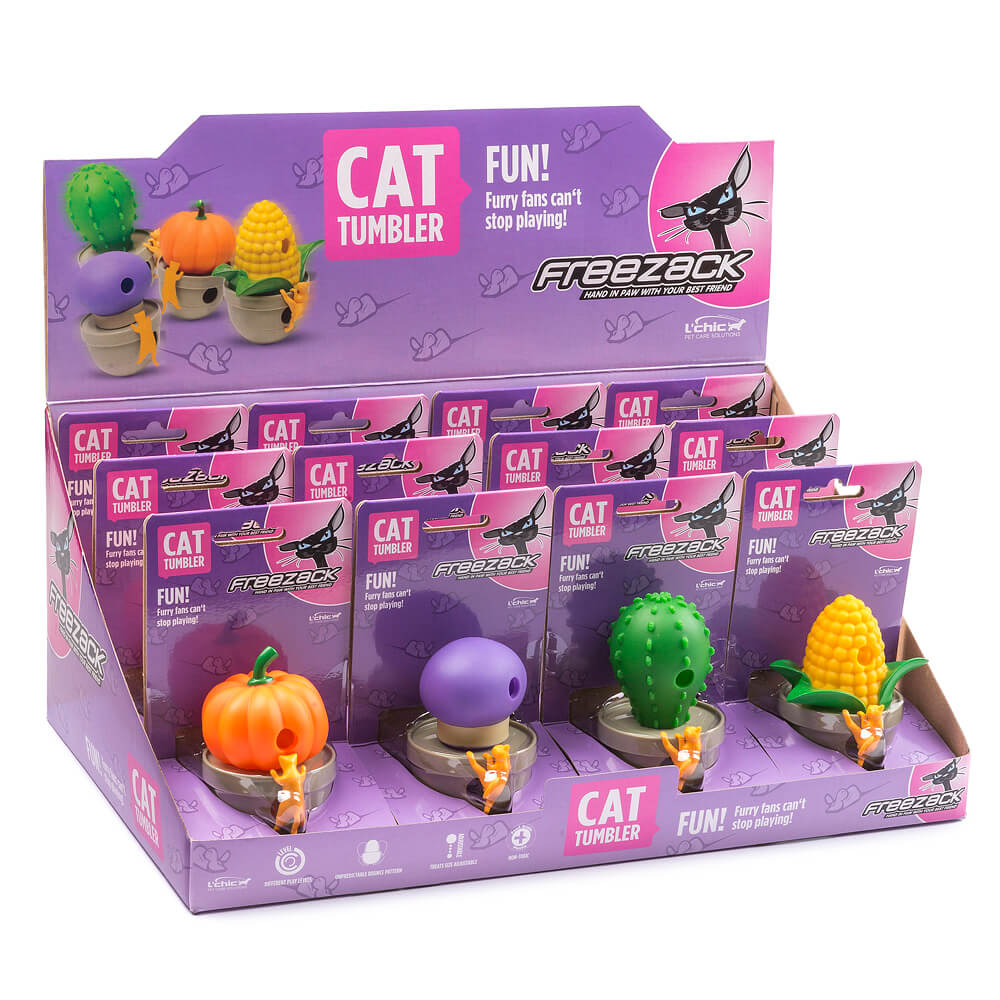 Freezack Cat Tumbler Display