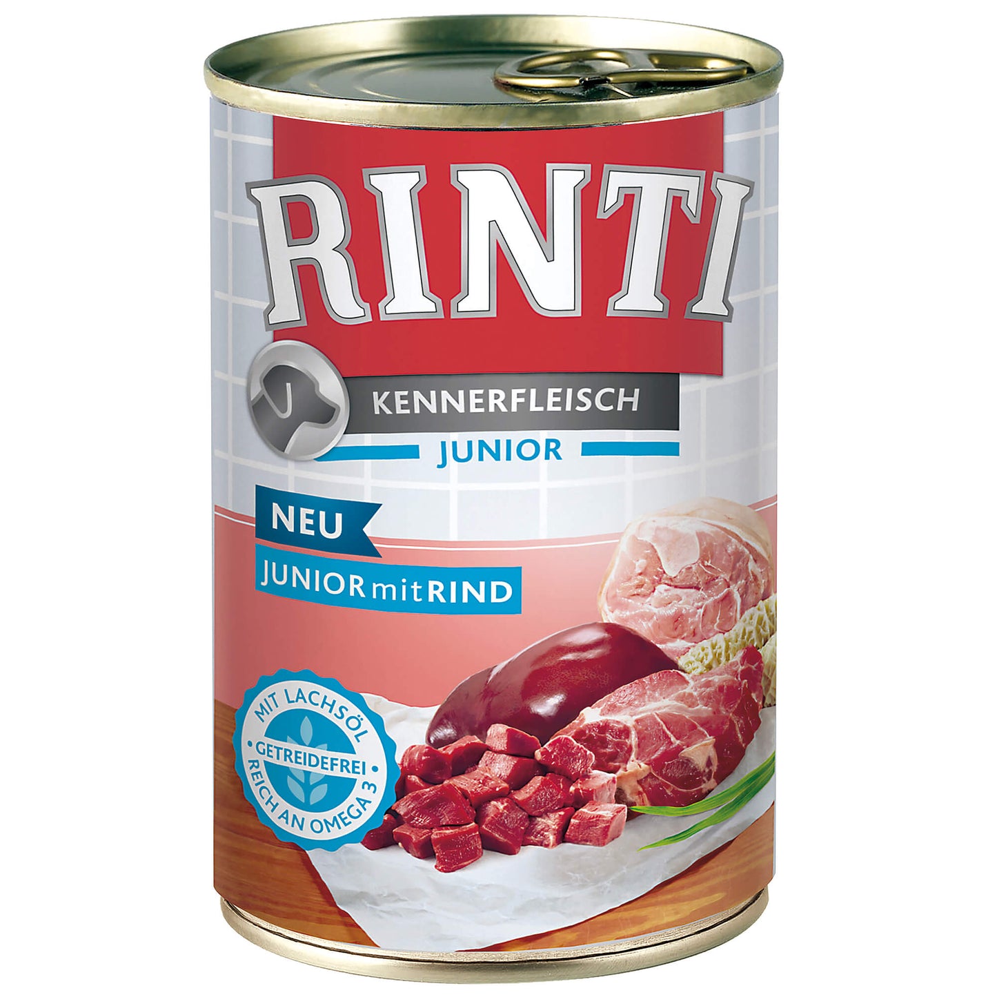 Rinti Kennerfleisch Junior Rind Nassfutter für Hunde
