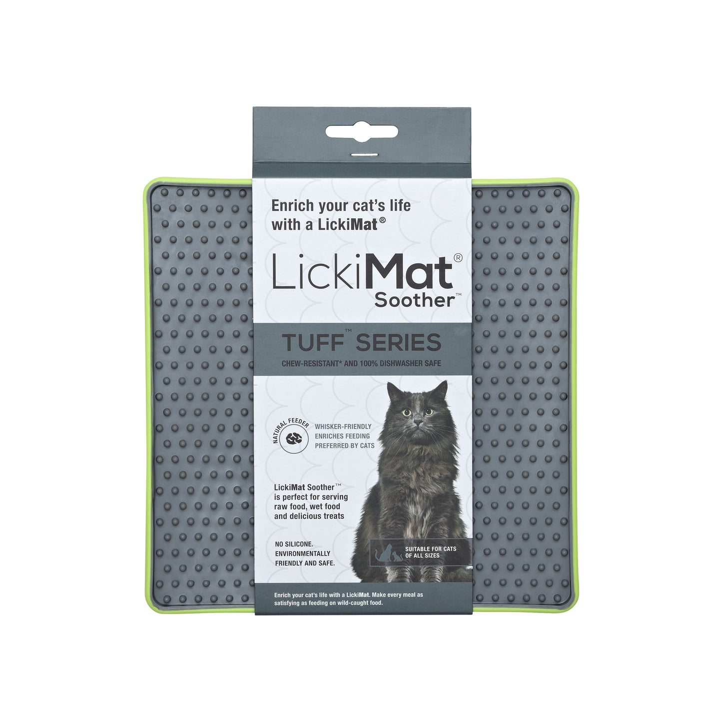 Katze Napf "LickiMat® Soother® Tuff™" Grün