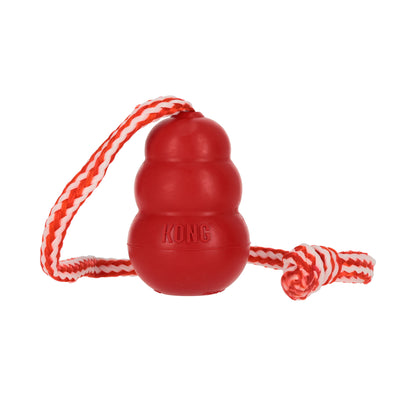 KONG Classic mit Seil Spielzeug für Hunde